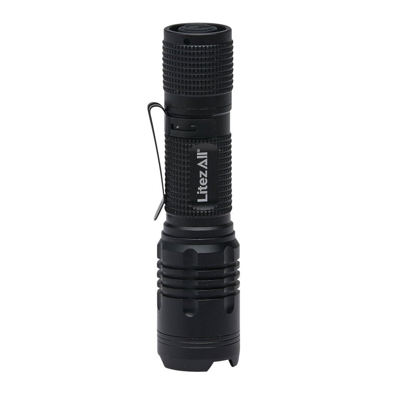 LitezAll 400 Lumen Tactical Flashlight, Compact LED Flashlight with Pocket Clip, Aerospace Aluminum Body, IPX2 Weather Resistant, Everyday Carry Flashlight for Outdoor, Work, and Emergency Use - Image 5